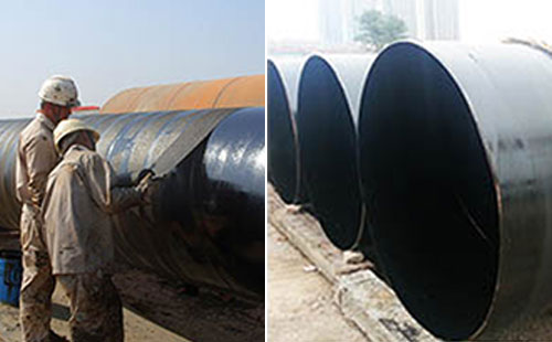 環氧煤瀝青管道防腐冷纏帶施工